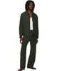NEEDLES NEEDLES Khaki Cavalry Twill Warm Up Trousers - 4