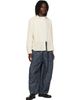 NEEDLES NEEDLES Navy Crocodile Jacquard H.D. Painter Jeans - 4