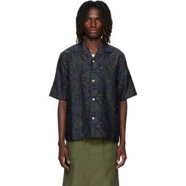 NEEDLES NEEDLES Navy Paisley Jacquard Cabana Shirt