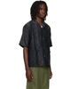 NEEDLES NEEDLES Navy Paisley Jacquard Cabana Shirt - 2