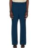 NEEDLES NEEDLES Navy Poly Light Double Cloth Boot-Cut Trousers - 1