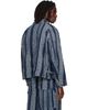 NEEDLES NEEDLES Navy Python Jacquard Short Denim Jacket - 3