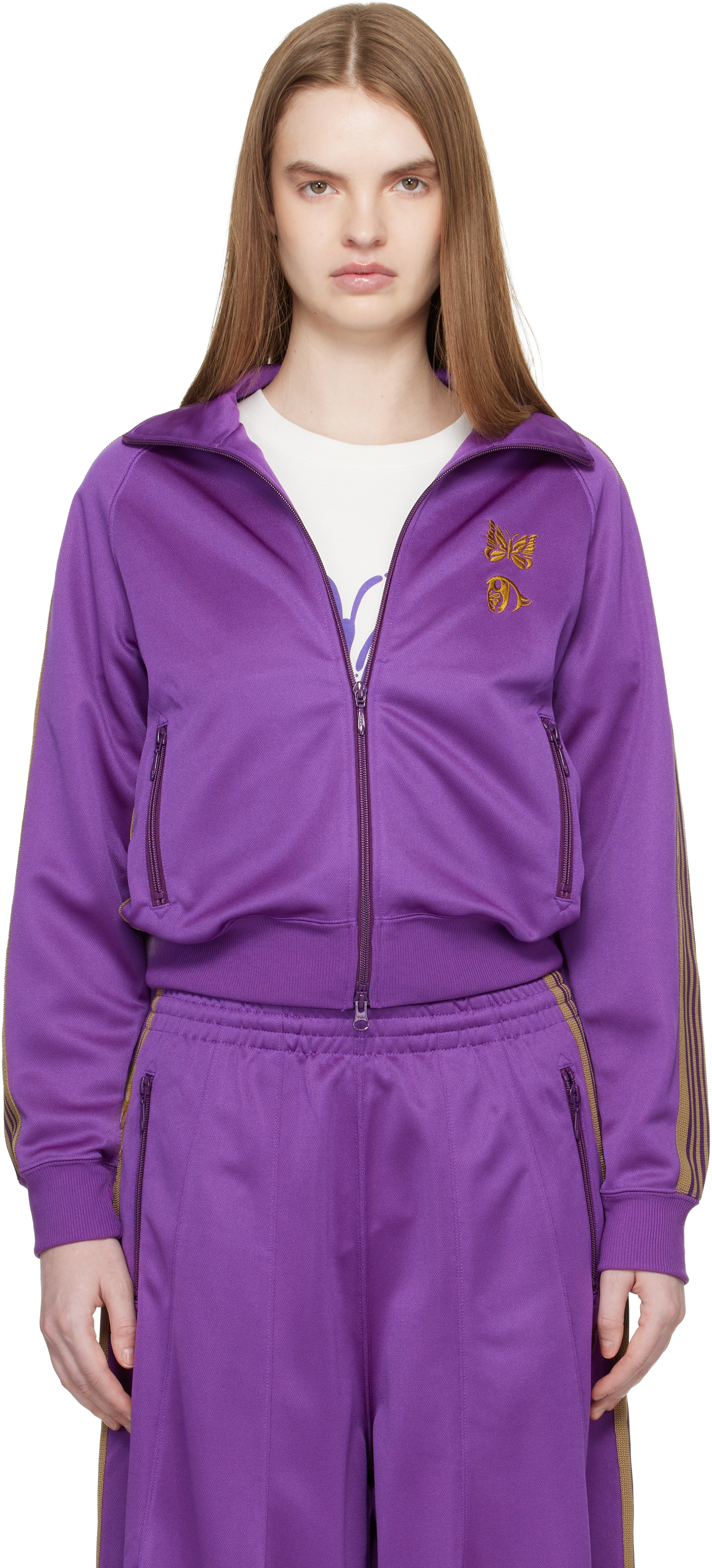 Tanaka  NEEDLES - Purple Kae Tanaka Edition Track Jacket