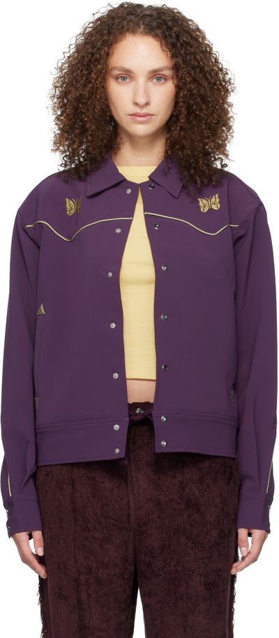 NEEDLES NEEDLES Purple Piping Cowboy Jacket