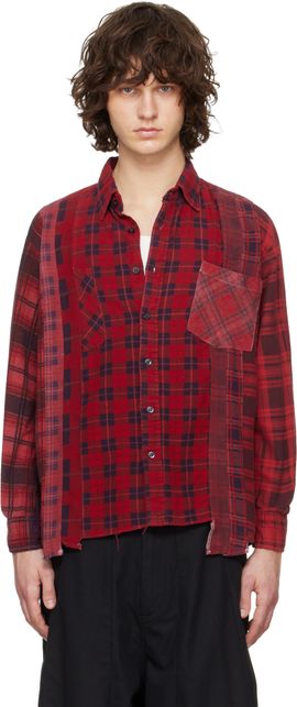 NEEDLES NEEDLES Red Flannel 7 Cuts Shirt
