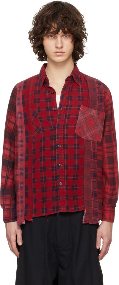 NEEDLES NEEDLES Red Flannel 7 Cuts Shirt