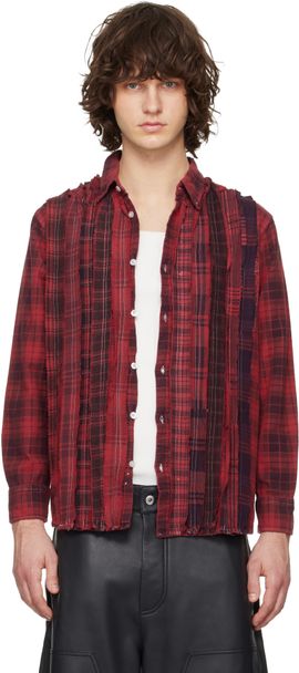 NEEDLES NEEDLES Red Flannel Ribbon Shirt