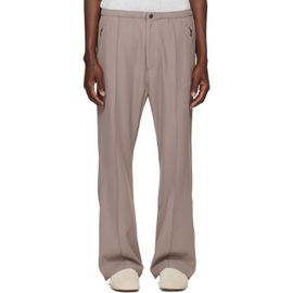 NEEDLES NEEDLES Taupe Cavalry Twill Boot-Cut Warm Up Trousers