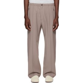 NEEDLES NEEDLES Taupe Cavalry Twill Warm Up Trousers