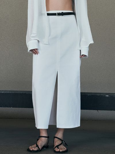 Neev Cotton Slit Long Skirt