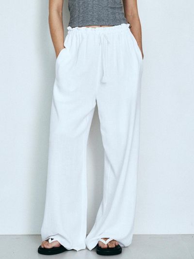 Neev Tassel Wide Banding Pants