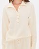 Negative Negative Waffle Knit Pullover Cream - 2