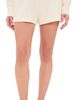 Negative Negative Waffle Knit Shorts Cream - 1