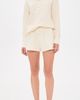 Negative Negative Waffle Knit Shorts Cream - 5