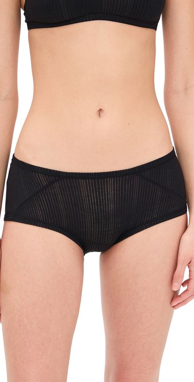 Negative Negative Whipped Boy Shorts Black