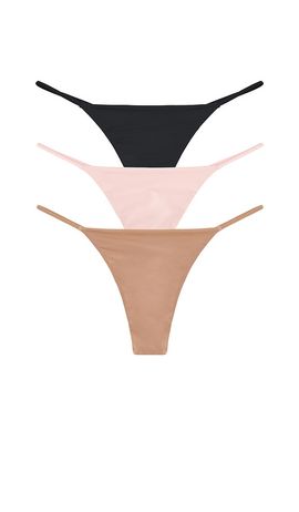 Negative Underwear Negative Underwear Glac? String Thong (3-pack)