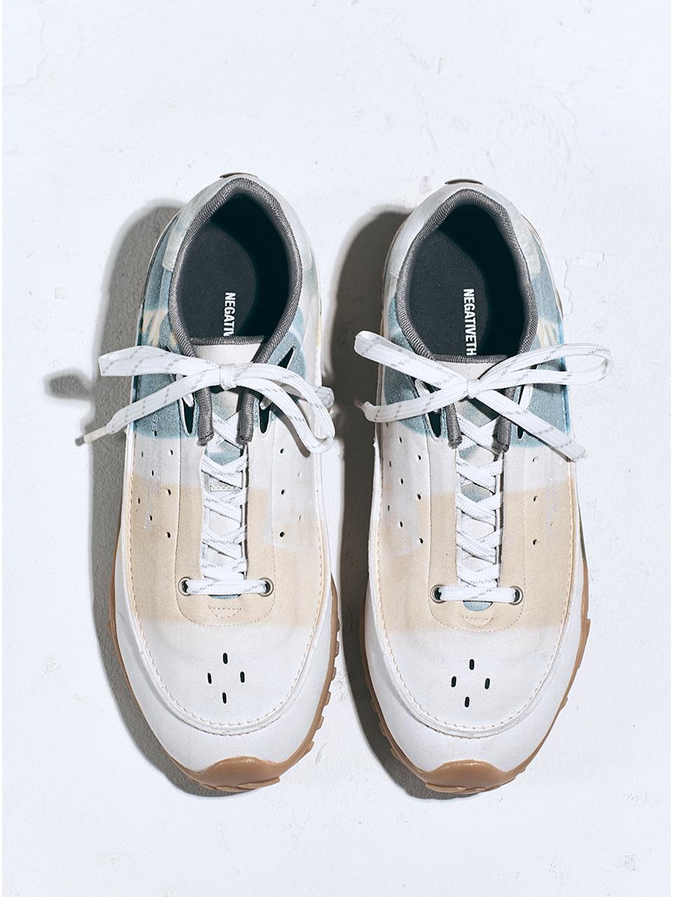NEGATIVETHREE Copenhagen Table Sneakers [BEIGE]