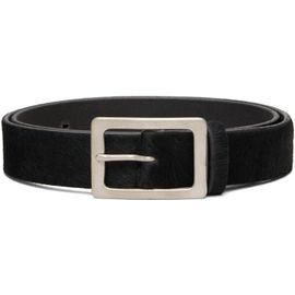 Neighborhood Neighborhood Black Hair-On Leather Belt