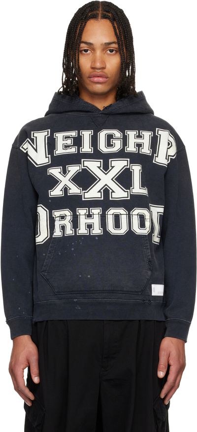 Neighborhood Neighborhood Black Sweat Hoodie