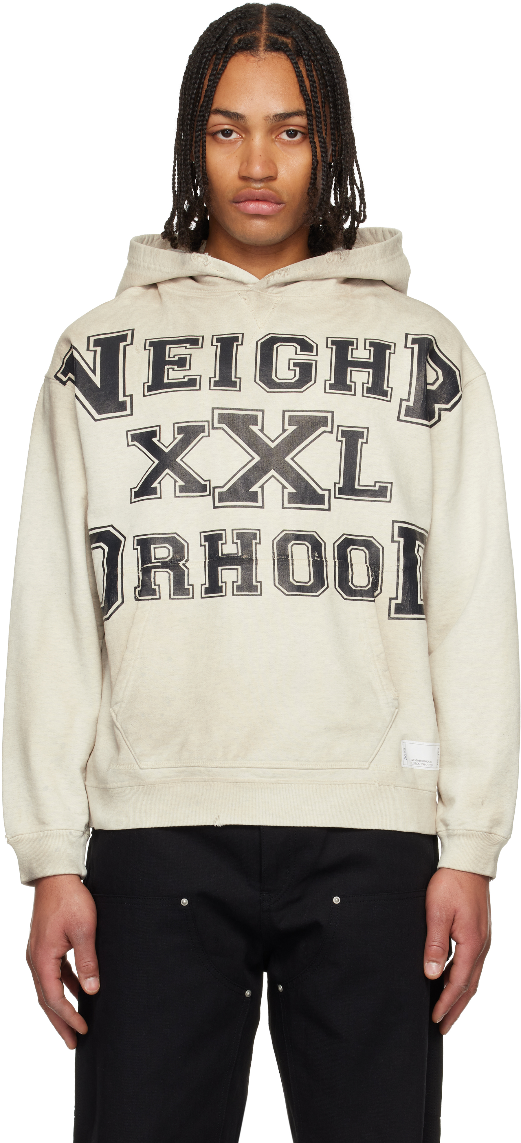 Neighborhood - White Hockey LS T-shirt