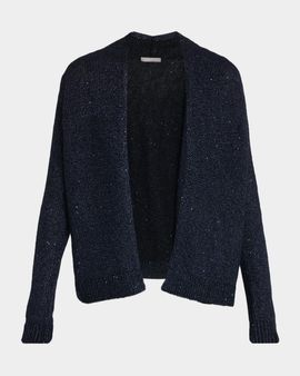 Neiman Marcus Cashmere Collection Cashmere Sequin Open-Front Cardigan