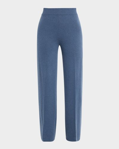 Neiman Marcus Cashmere Collection Cashmere Straight-Leg Pants