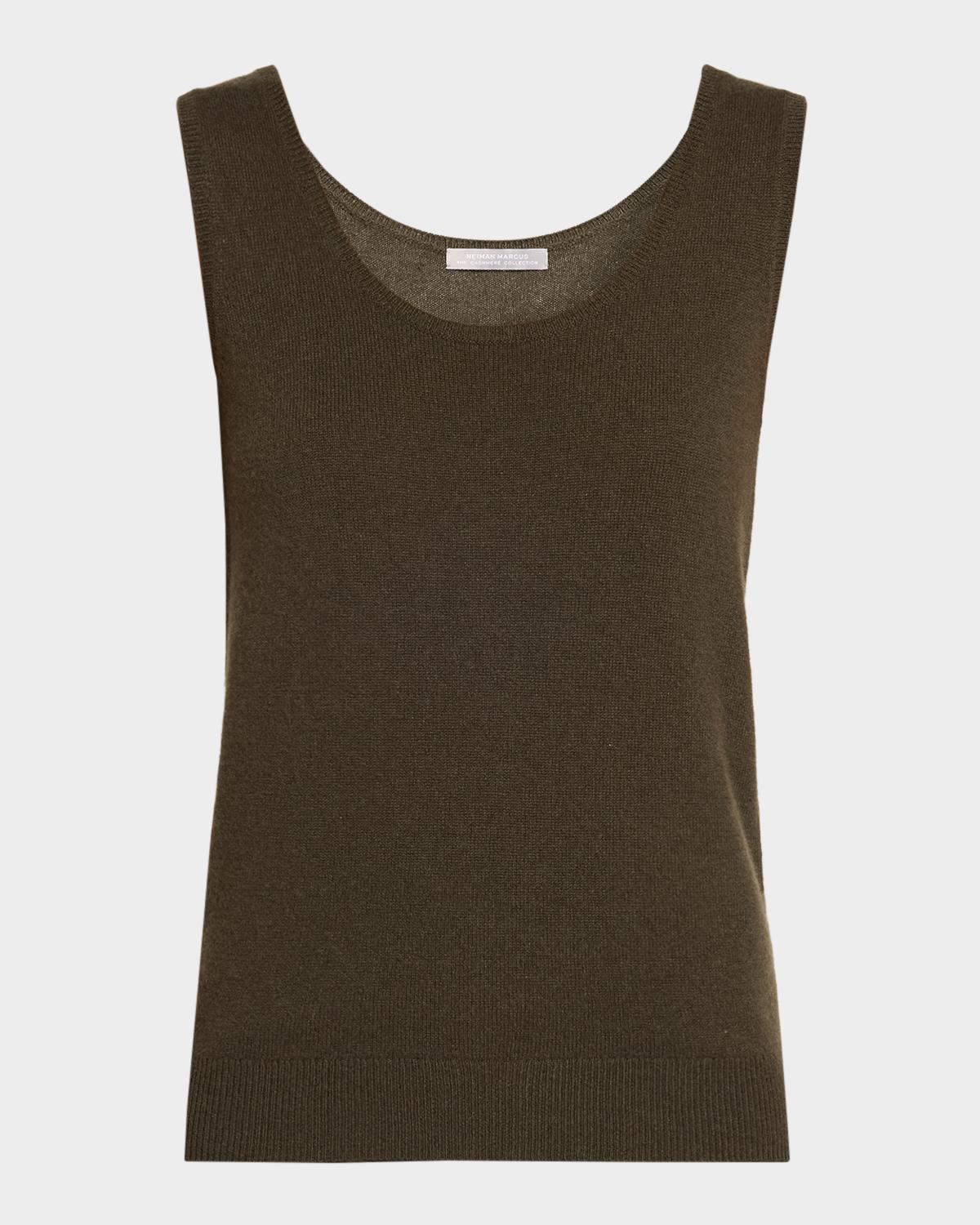 Neiman Marcus Cashmere Collection Cashmere Tank Top