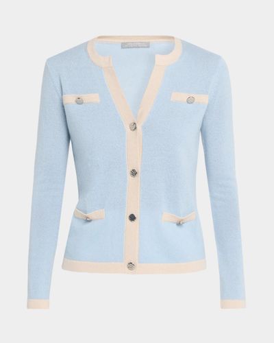 Neiman Marcus Cashmere Collection Cashmere V-Neck Cardigan