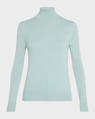 Neiman Marcus Cashmere Collection Mock-Neck Cashmere Sweater