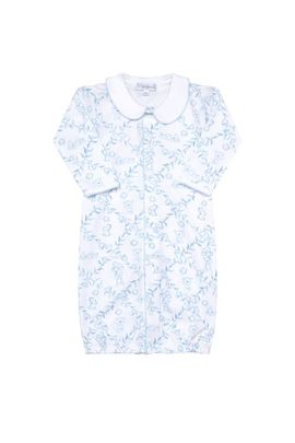 Nellapima Nellapima Blue Bears Trellace Baby Converter Gown - Baby 
