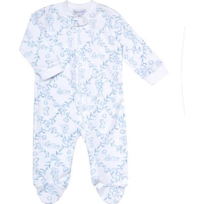 Nellapima Nellapima Blue Bears Trellace Zipper Footie - Baby 