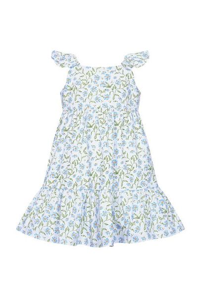 Nellapima Nellapima Blue Vines Woven Summer Dress - Baby 