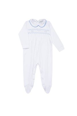 Nellapima Nellapima Nella Smocked Boy Footie - Baby