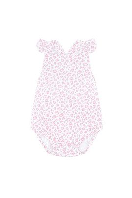 Nellapima Nellapima Pink Cheetah Print Ruffle Bubble - Baby 