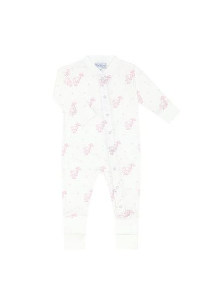 Nellapima Nellapima Pink Elephant Coverall - Baby 