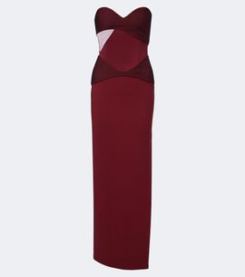 nensi dojaka double petal satin maxi dress DAHLIA SILK CORSET GOWN 40 510 and wearing a size S DESCRIPTION Nensi Dojaka - - Double-Petal
