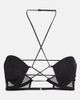 Nensi Dojaka Nensi Dojaka Tulle-trimmed wool bustier - 1