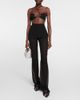 Nensi Dojaka Nensi Dojaka Tulle-trimmed wool bustier - 2