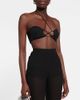 Nensi Dojaka Nensi Dojaka Tulle-trimmed wool bustier - 3
