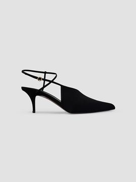 Neous Neous Women's Orani 65MM Crepe Slingback Heels