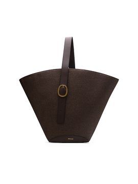 Neous Women's Apehli Raffia-Leather Tote Bag