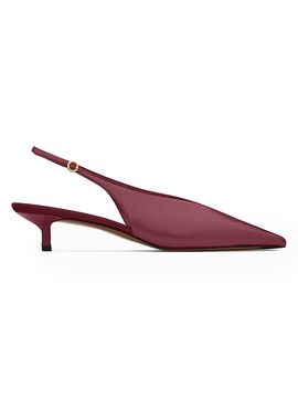 Neous Women's Diske 40MM Leather Slingback Pumps