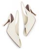 Neous Women's Hamal 85MM Patent Leather Peep-Toe Slingback Pumps - 6
