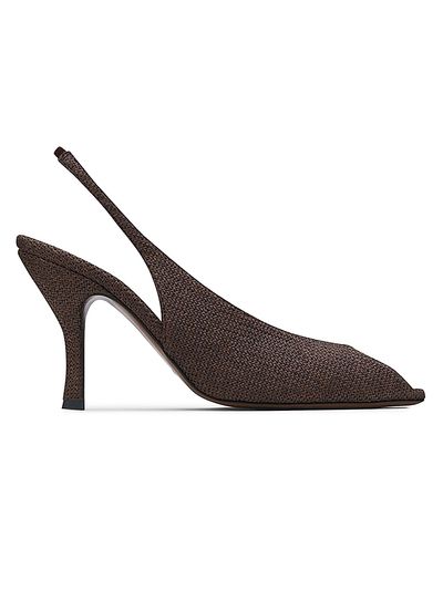 Neous Women's Hamal 85MM Raffia Slingback Pumps