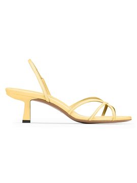 Neous Women's Nostalgic Modernism Ibor 55MM Leather Slingback Sandals