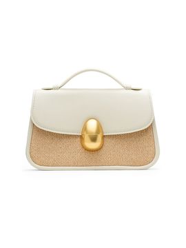 Neous Women's Phoenix 1.0 Raffia-Leather Crossbody Bag