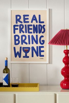 Nephthys Illustrated Real Friends Wall Art