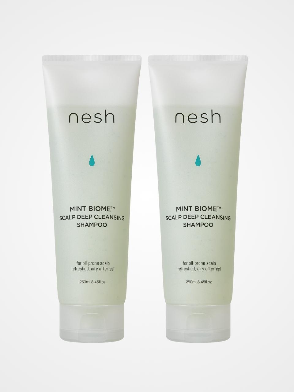 nesh Biome Scalp Deep Cleansing Shampoo 250ml Set of 2 [GREEN]