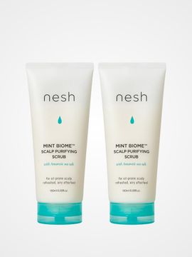 nesh Biome Scalp Purifying Scrub 180ml Set of 2 Hair Supplements [GREEN]