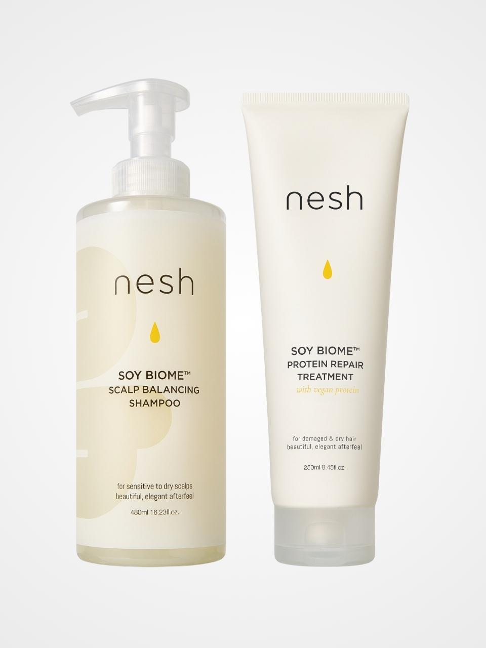 nesh Soy Biome Sulfate-free Professional Hair Care Set